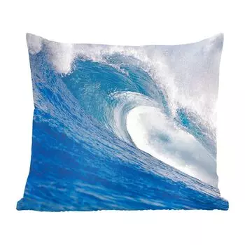 Декоративная подушка MuchoWow, подушка для дивана, декоративная подушка для гостиной, 50 х 50 см, море, гольф, океан, чехлы на подушки, украшение, спальня
