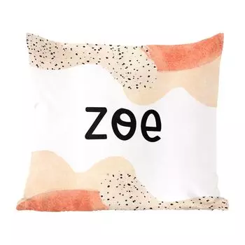 Декоративная подушка MuchoWow, подушка для дивана, декоративная подушка для гостиной, 60 х 60 см, Зоя - пастель - девочка - чехол на подушку - хлопчатобумажная ткань - декоративные наволочки