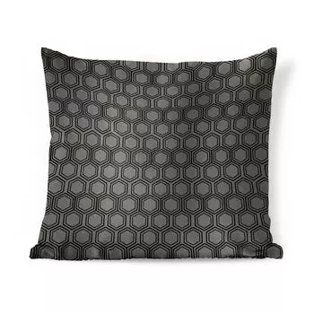 Декоративная подушка MuchoWow, подушка для дивана, декоративная подушка для гостиной, 60 x 60 см, шестиугольник - узор - линия - чехол на подушку - хлопчатобумажная ткань - декоративные наволочки