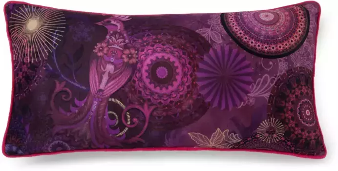 Декоративная подушка на бедра "Миска" Hip 30х60 см, бордовый