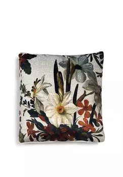 Декоративная подушка «Нарциссы воссоединились» ESSENZA, цвет Gesamt Breite Beachwood White