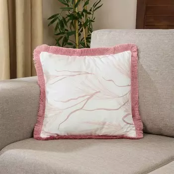 Декоративная подушка Nuvomon Urban с кисточками - Кремовый - 45x45 см