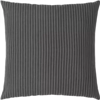 Декоративная подушка PAD "Fiora", уникальный дизайн, чехол без наполнителя, 1 шт 40х40 см, цвет anthrazit + gestreift