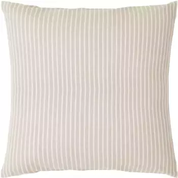 Декоративная подушка PAD "Fiora", уникальный дизайн, чехол без наполнителя, 1 шт 50х50 см, цвет natural + gestreift