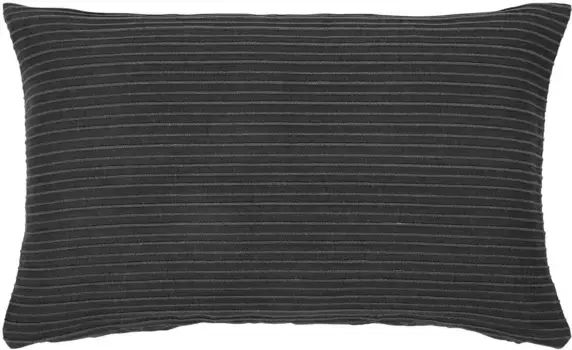Декоративная подушка PAD "Lamonte", уникальный дизайн, чехол без наполнителя, 1 шт 60х40 см, цвет anthrazit + unifarben