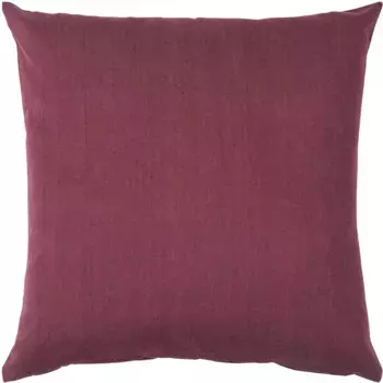 Декоративная подушка PAD "Леда", уникальный дизайн, чехол без наполнителя, 1 шт 40х40 см, цвет bordeau x + unifarben