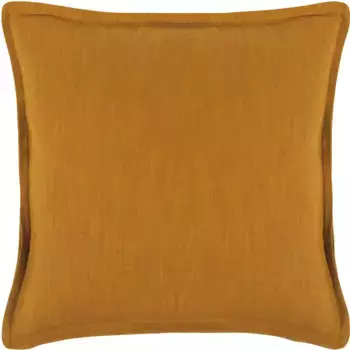 Декоративная подушка PAD "Reflex", уникальный дизайн, чехол без наполнителя, 1 шт 50х50 см, горчичный