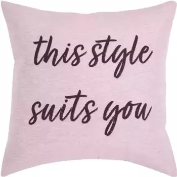 Декоративная подушка PAD "YOU", производство Европа 45х45 см, цвет rose