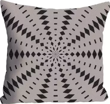 Декоративная подушка Queence "Геометрический", чехол без наполнения, 1 шт 40х40 см, цвет bunt + bedruckt