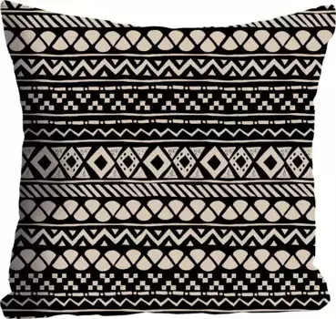 Декоративная подушка Queence "Мексика", чехол на подушку без наполнения, 1 шт 40х40 см, цвет bunt + bedruckt