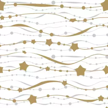 Декоративная подушка Queence "Млечный Путь", чехол на подушку без наполнения, 1 шт 40х40 см, золотой/белый