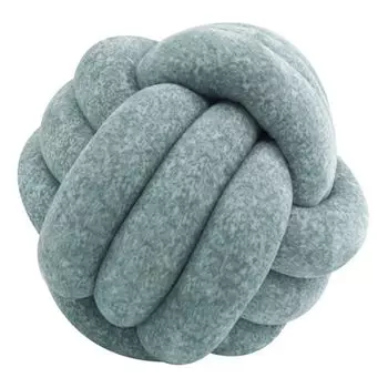 Декоративная подушка ручной работы, круглая, с узлом, с эластичным принтом, декоративная, мягкая, плюшевая, для гостиной, диванная подушка, спинка, для домашнего использования-F Stuttg