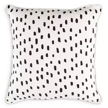 Декоративная подушка с глифами Сурья, 18 x 18 дюймов Surya, белый