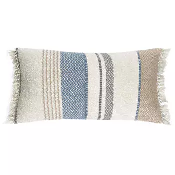 Декоративная подушка с видом на море букле разноцветная 37x70 Malagoon, мультиколор