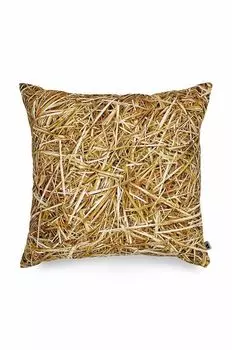 Декоративная подушка Солома 40х40 см Foonka, желтый