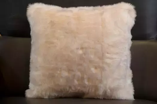 Декоративная подушка Star Home Textil "Песец", особенно мягкая 48х48 см, цвет meliert + Felloptik