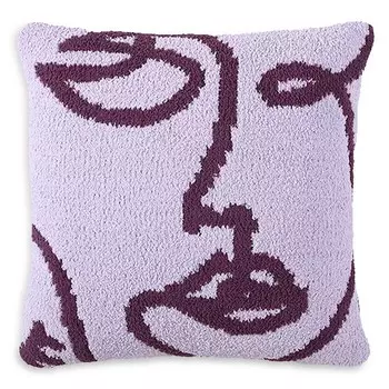 Декоративная подушка Sunday Citizen Faces, фиолетовый