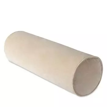 Декоративная подушка Surya из хлопкового бархата, 7 x 21 дюйм, слоновая кость/кремовый