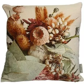 Декоративная подушка SVJ Home Decorations Trockenblumen, 45x45x45 см, коричневый
