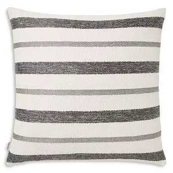 Декоративная подушка Terra Java, 12 x 24 дюйма Mode Living, цвет Striped Gray Metallic