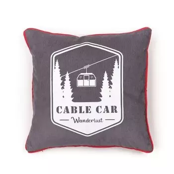 Декоративная подушка Today Mountain, 40x1x40 см, серый