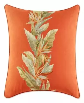 Декоративная подушка Tommy Bahama Birds Of Paradise из хлопкового холста, 20 x 20 дюймов Tommy Bahama Home, розовый