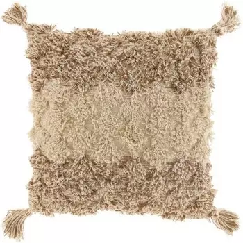 Декоративная подушка Unique Living Beira, 45x9x45 см цвет braun/dunkelbraun