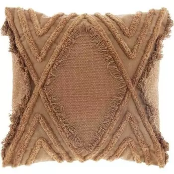 Декоративная подушка Unique Living Crato, 45x9x45 см цвет braun/dunkelbraun