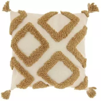 Декоративная подушка Unique Living Cruz, 45x9x45 см цвет braun/hellbraun