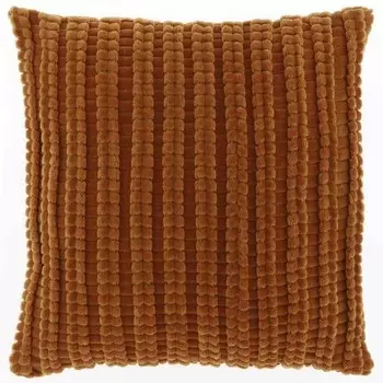 Декоративная подушка Unique Living Dolf, 45x9x45 см цвет braun/rotbraun