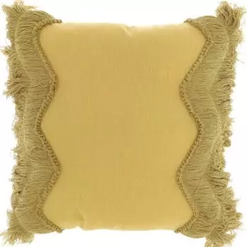 Декоративная подушка Unique Living Fajah, 45x8x45 см, желтый