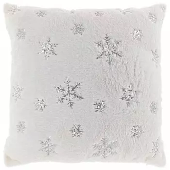 Декоративная подушка Unique Living Ice, 45x8x45 см, серебряный