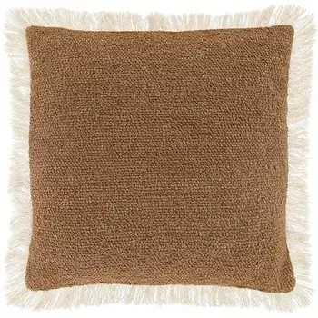 Декоративная подушка Unique Living Kenley, 45x9x45 см цвет braun/dunkelbraun