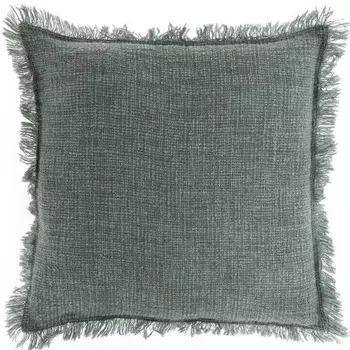 Декоративная подушка Unique Living Maxime, 45x8x45 см цвет graugrn/grn