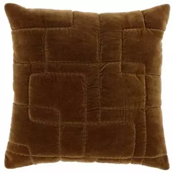 Декоративная подушка Unique Living Nika, 45x8x45 см цвет braun/dunkelbraun