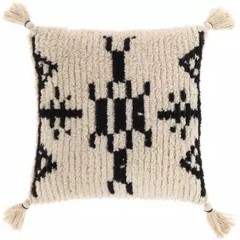 Декоративная подушка Unique Living Solia, 45x8x45 см цвет cremewei/multicolor