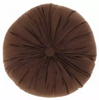 Декоративная подушка Unique Living Tatum, 40x40x40 см цвет braun/dunkelbraun