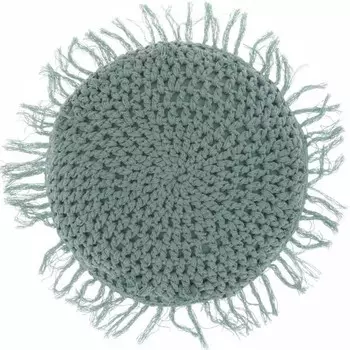 Декоративная подушка Unique Living Tufo, 45x45x45 см, синий