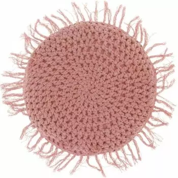 Декоративная подушка Unique Living Tufo, 45x45x45 см, розовый