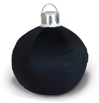 Декоративная подушка Unique Living Xmas, 25x25x25 см, черный