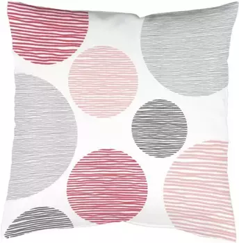 Декоративная подушка Vision S "БОРДЕН", чехол без наполнителя. 1 шт 50х50 см, розовый