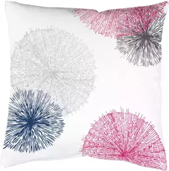 Декоративная подушка Vision S "SCOPPIO", DIGITAL PRINT, чехол без наполнения, 1 шт 50х50 см, цвет beere + bedruckt