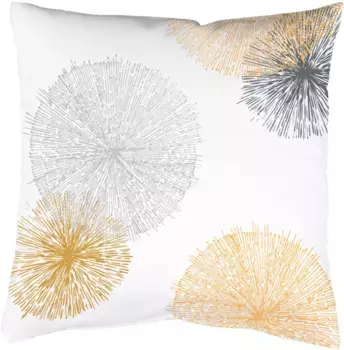 Декоративная подушка Vision S "SCOPPIO", DIGITAL PRINT, чехол без наполнения, 1 шт 50х50 см, цвет gelb + bedruckt