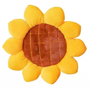 Декоративная подушка Высокая устойчивость PP Хлопок Большой цветок в форме Обеденный стул Подушка для сиденья Домашний декор Розовый Stuttg, мультиколор