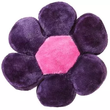 Декоративная подушка в форме цветка с фиолетовым цветком, плюшевая подушка с наполнителем, 30 см Andiamo