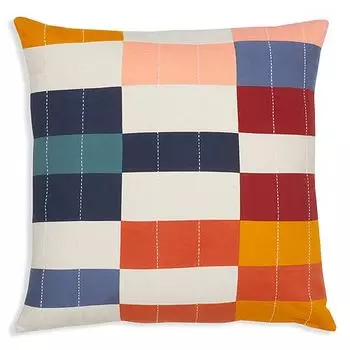 Декоративная подушка в клетку Multi Check Anchal, цвет Multi