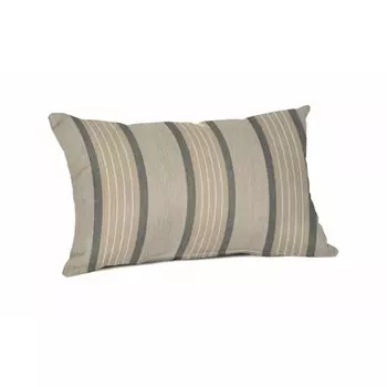 Декоративная подушка в полоску Sunbrella 19 x 12 дюймов, бежевый