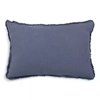 Декоративная подушка Walra Casual Touch, 100% хлопок, 40х60, синяя