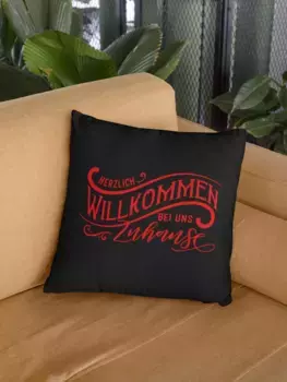 Декоративная подушка Wessdruck, черный