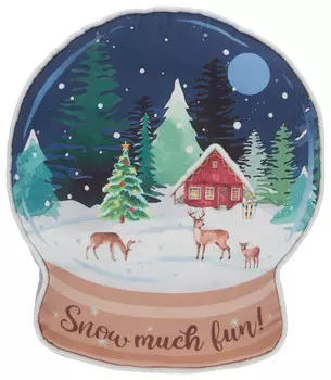 Декоративная подушка X-Mas, 41x36 см, многоцветный